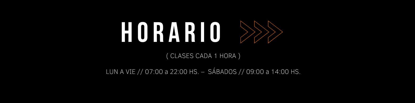 HORARIO